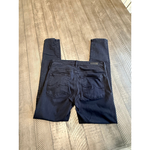 AG Adriano Goldschmied The Abbey Ankle Jeans Black Mid-Rise Super Skinny - Picture 3 of 7